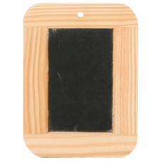Krijtbordje met houten rand 9x12cm Td12960072